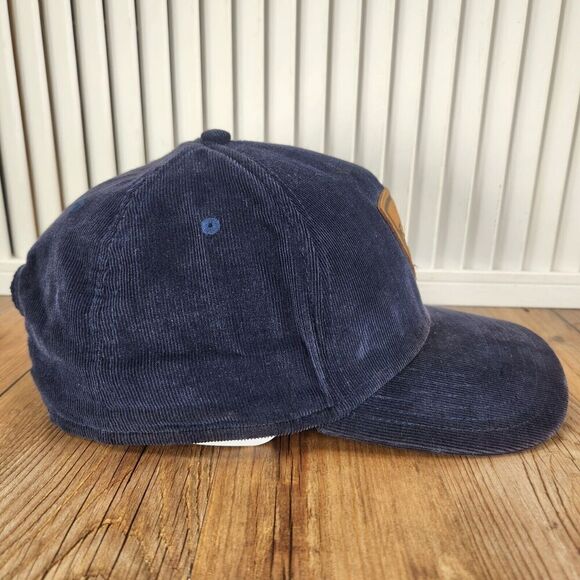 Callaway Top Golf Corduroy Snapback Hat Cap Blue Logo Casual Sports Preppy Style - Picture 4 of 10
